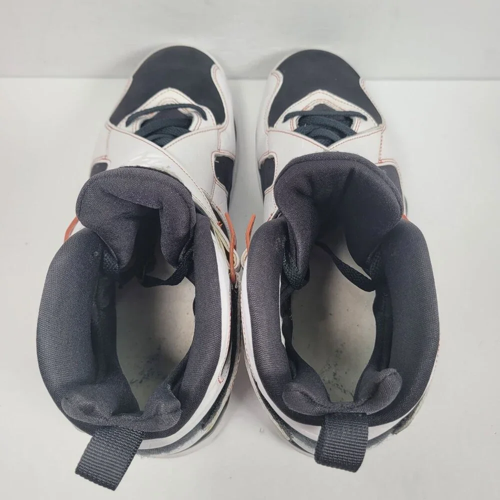Air Jordan 8 Retro LS 2007 Men's White Black Toes Shoes 317258 104 US Size 11 - Picture 5 of 8
